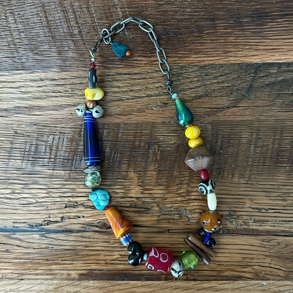 Bohemian Tribal Bead Necklace